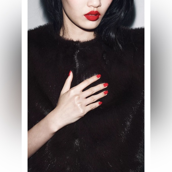 Zara ZW COLLECTION LIMITED EDITION FAUX FUR JACKET - Picture 7 of 11